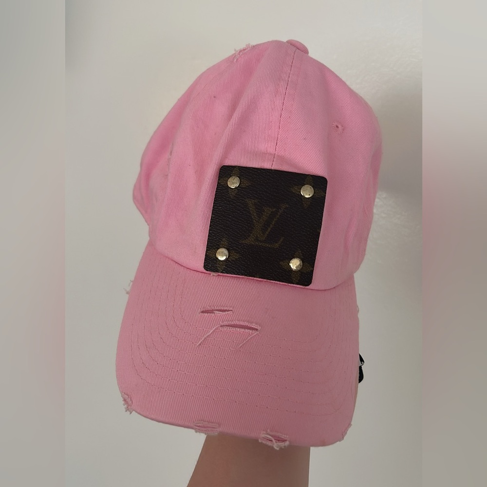 Pink Cap with Logo Patch